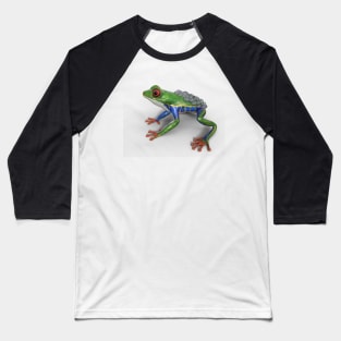 Frog/Red-Eyed Amazon Tree Frog (Agalychnis Callidryas)3d rendering Baseball T-Shirt